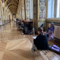 Пленэр в Государственном Эрмитаже